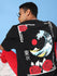 Mens Half Sleeve Drop Shoulder Printed Oversized Fit T-Shirts