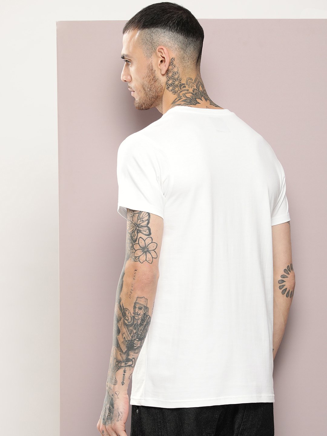 Mens Short Sleeve Round Neck Regular Fit T-Shirt
