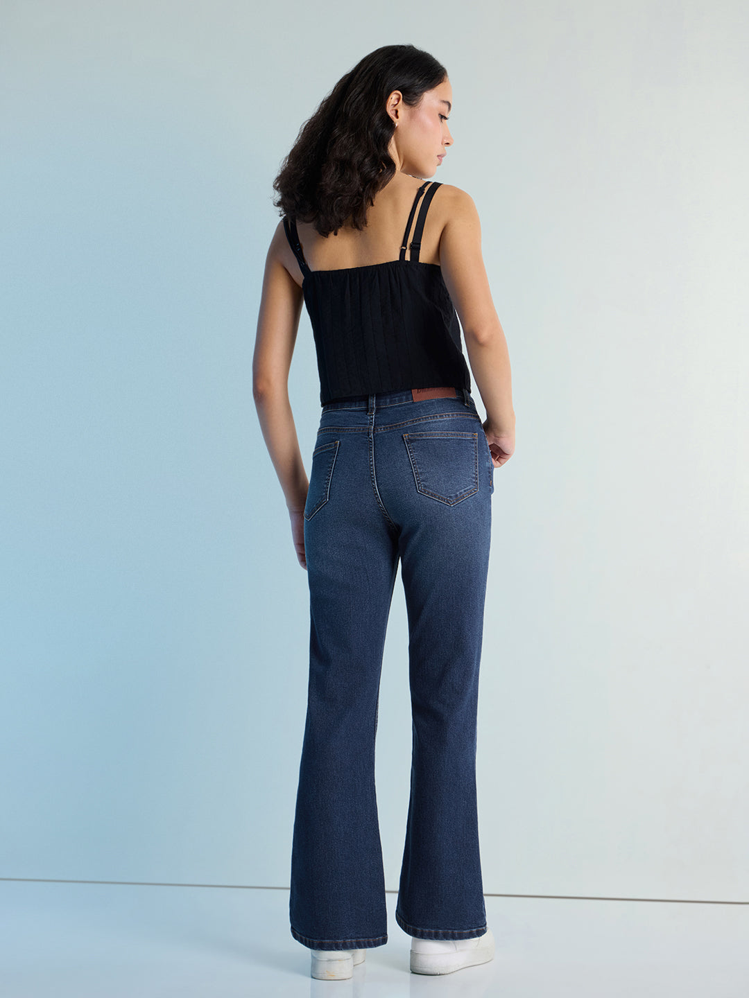 Womens Boot Cut Strech Denim Jeans Pant