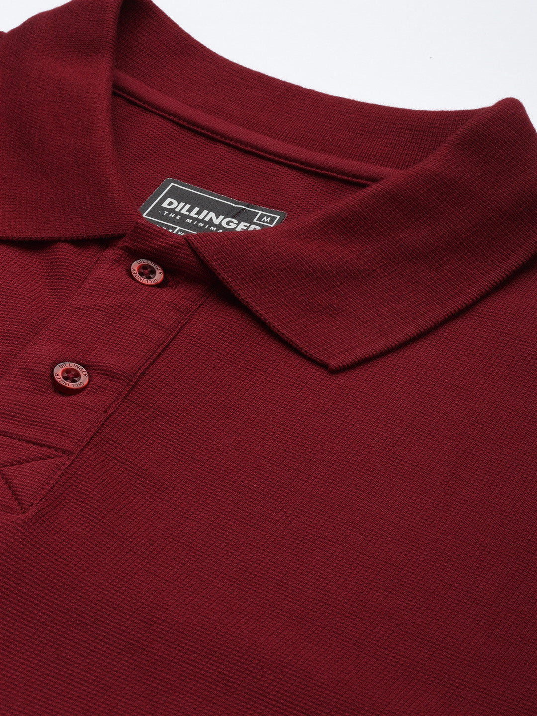 Mens Full Sleeve Polo Neck Solid Oversized Fit Tshirts