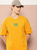 Mens Half Sleeve Drop Shoulder Embroidery Oversized Fit T-Shirts