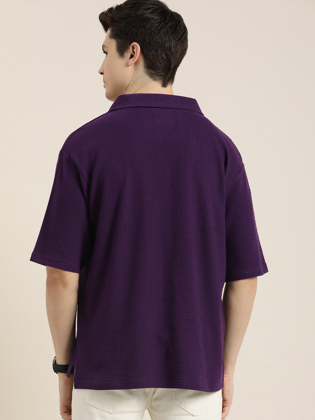 Mens Half Sleeve Oversized Fit Polo T-Shirts