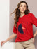 Womens Half Sleeve Round Neck Printed Oversized Fit Tshirts