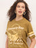 Womens Half Sleeve Round Neck Printed Oversized Fit Tshirts