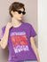 Womens Half Sleeve Round Neck Printed Boxy Fit Tshirts