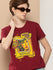 Womens Half Sleeve Round Neck Printed Boxy Fit Tshirts