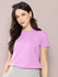 Womens Half Sleeve Round Neck Solid Regular Fit Tshirts