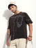 Mens Half Sleeve Round Neck Printed Oversized Fit Tshirts