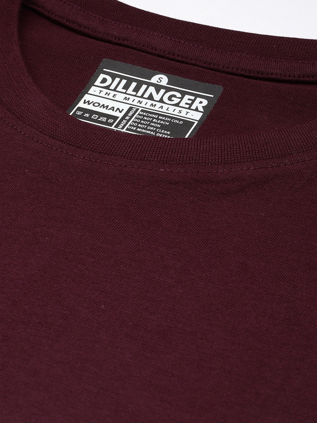 Womens Half Sleeve Round Neck Solid Regular Fit Tshirts