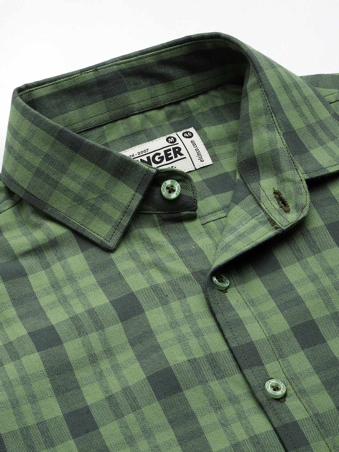 Men Checked Full Sleeve Shirt With Pocket