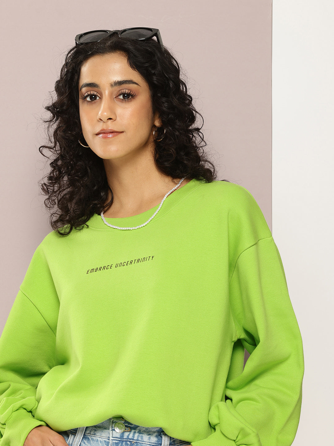 Womens Long Sleeve Oversized Sweatshirt
