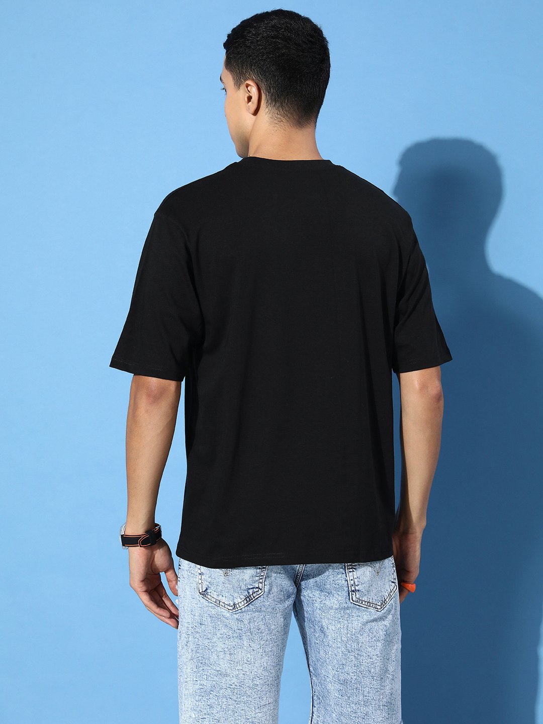 Mens Half Sleeve Round Neck Oversized Fit T-Shirts