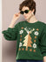 Womens Oversized Puff Printed Sweatshirt