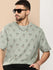 Mens Half Sleeve Round Neck All-Over Printed Oversized Fit Tshirts