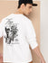 Mens Full Sleeve Round Neck Back Printed Oversized Fit Tshirts