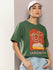 Womens Half Sleeve Round Neck Oversized Fit T-Shirts