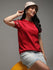 Womens Half Sleeve Round Neck Embroidery Regular Fit Tshirts