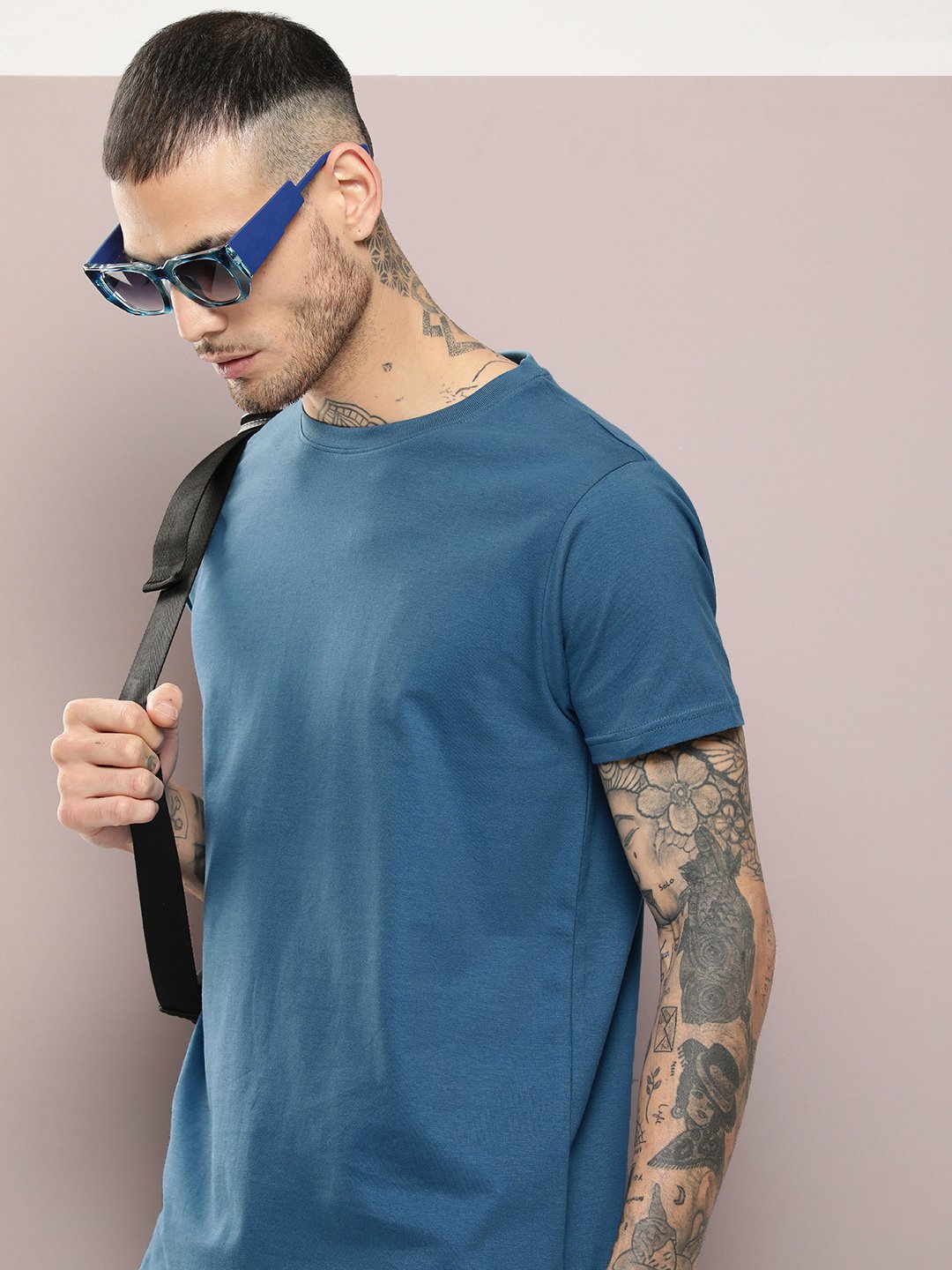 Mens Half Sleeve Round Neck Regular Fit T-Shirts