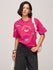 Womens Printed Oversized Fit Cotton T-Shirt