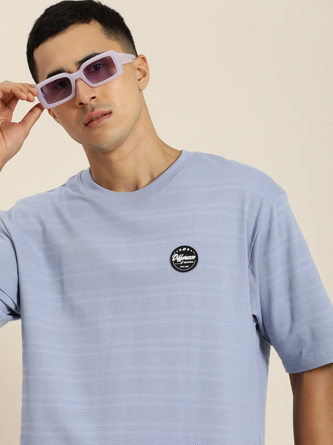 Mens Half Sleeve Round Neck Oversized Fit T-Shirts