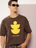 Mens Half Sleeve Round Neck Printed Oversized Fit Tshirts