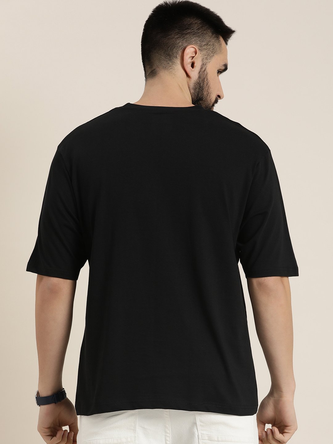 Mens Half Sleeve Round Neck Oversized Fit T-Shirts