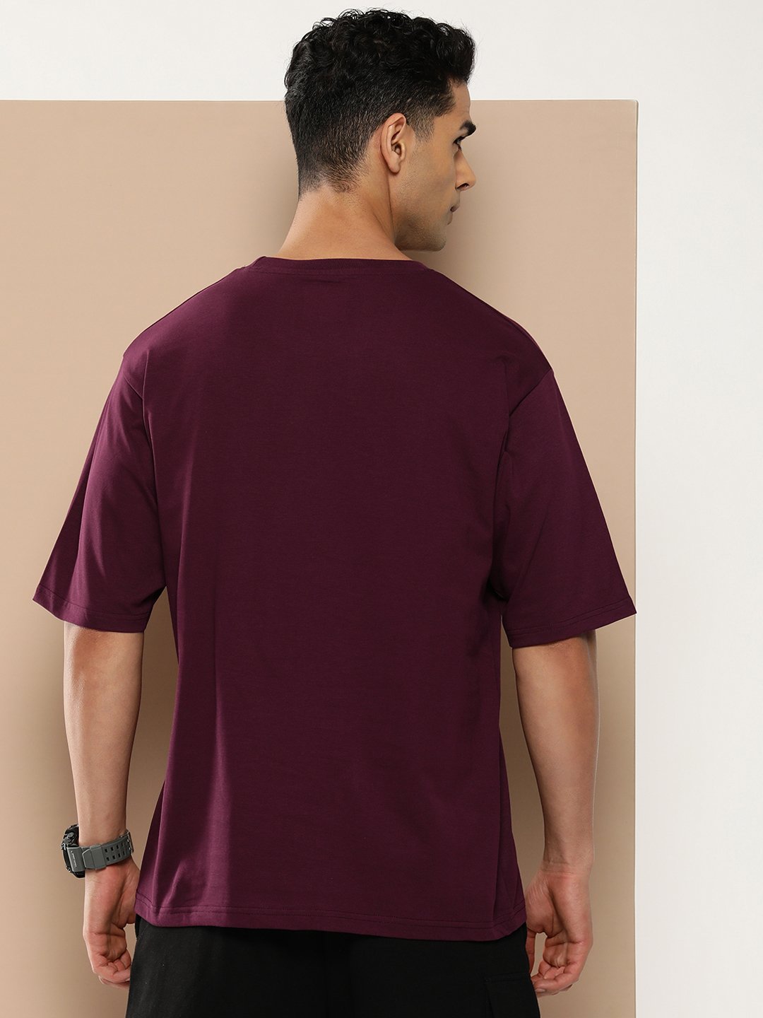 Mens Half Sleeve Round Neck Oversized Fit T-Shirts