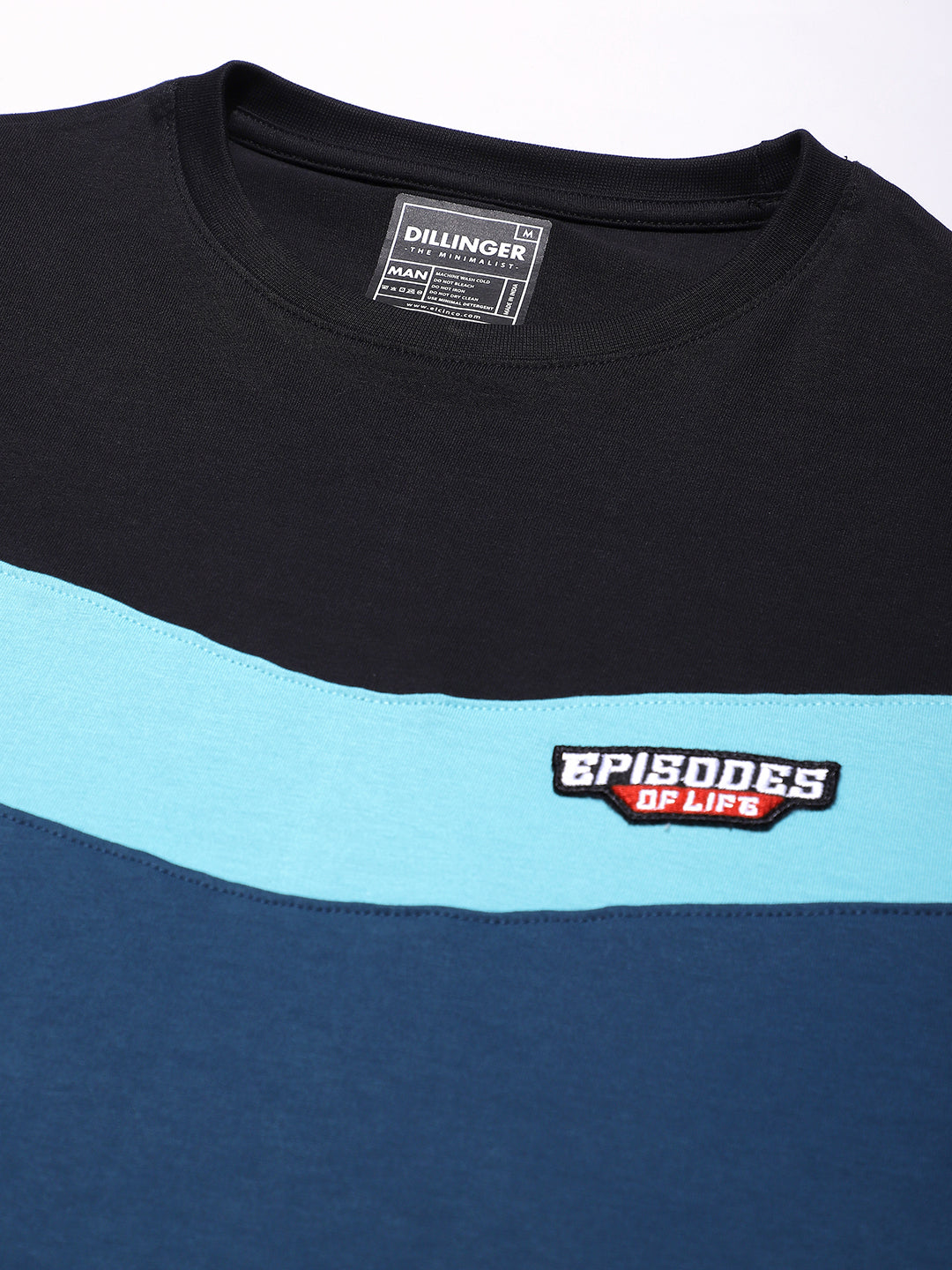Mens Full Sleeve Round Neck Embroidered Regular Fit Tshirts