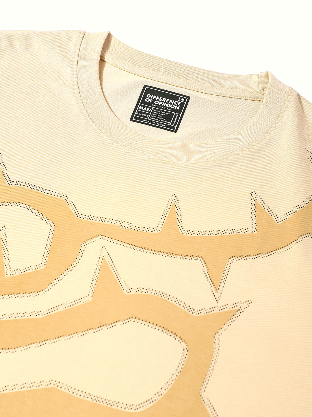 Mens Half Sleeve Round Neck Printed Oversized Fit Tshirts