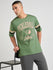Mens Printed Oversized Half Sleeve Round Neck Tshirt
