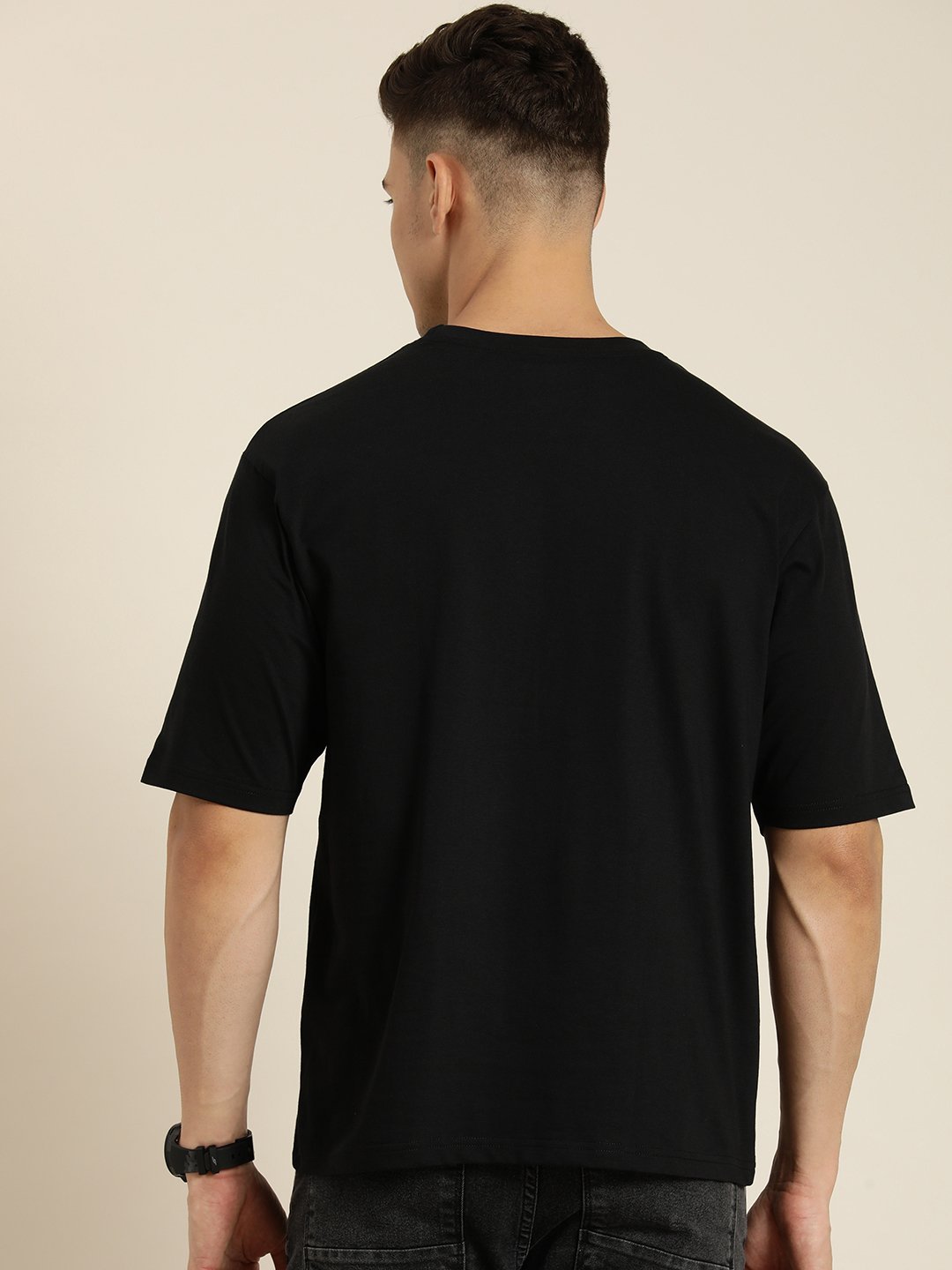 Mens Half Sleeve Round Neck Oversized Fit T-Shirts