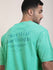 Mens Half Sleeve Round Neck Back Printed Oversized Fit Tshirts