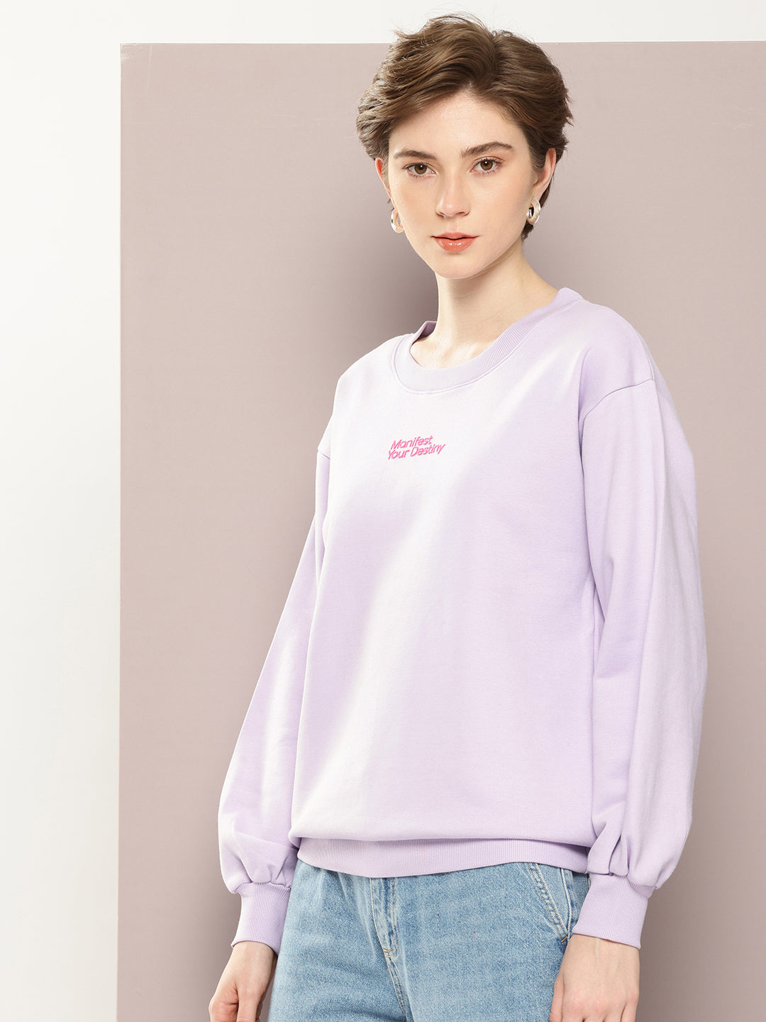 Womens Long Sleeve Oversized Sweatshirt