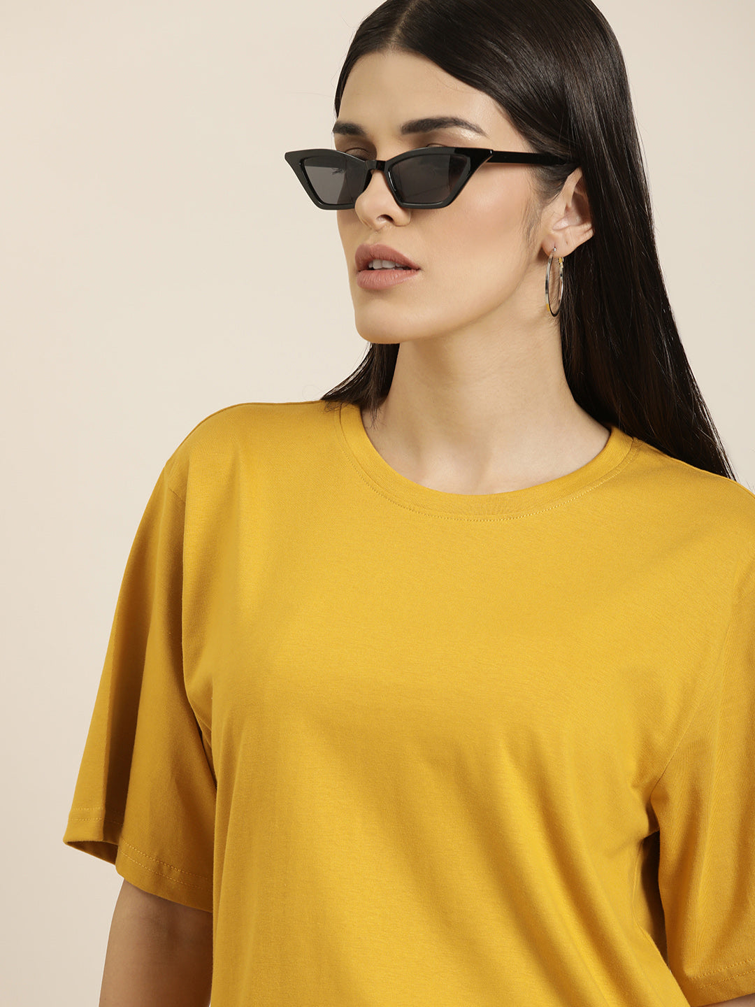 Womens Half Sleeve Oversized Fit Polo T-Shirts