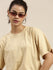 Womens Half Sleeve Round Neck Oversized Fit T-Shirts