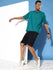 Mens Half Sleeve Drop Shoulder Plain Oversized Fit T-Shirts