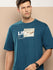 Mens Half Sleeve Round Neck Oversized Fit T-Shirts