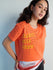 Womens Stud Detailed Boxy Regular Round Neck Tshirt 