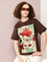 Womens Half Sleeve Round Neck Oversized Fit T-Shirts