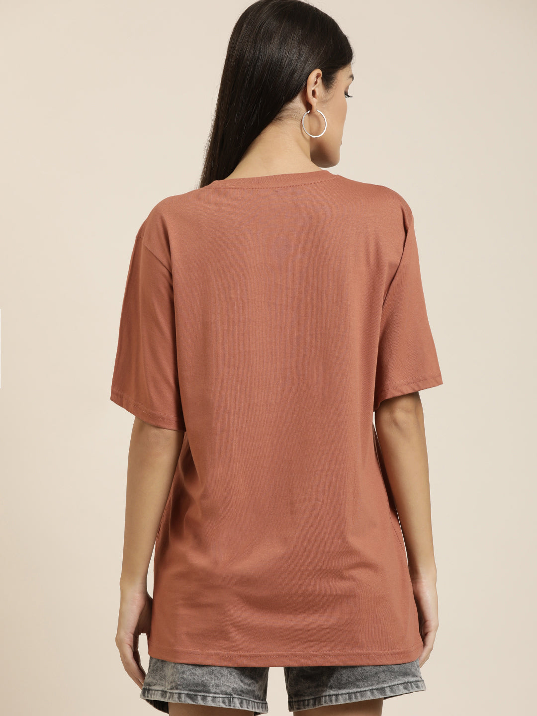 Womens Half Sleeve Oversized Fit Polo T-Shirts