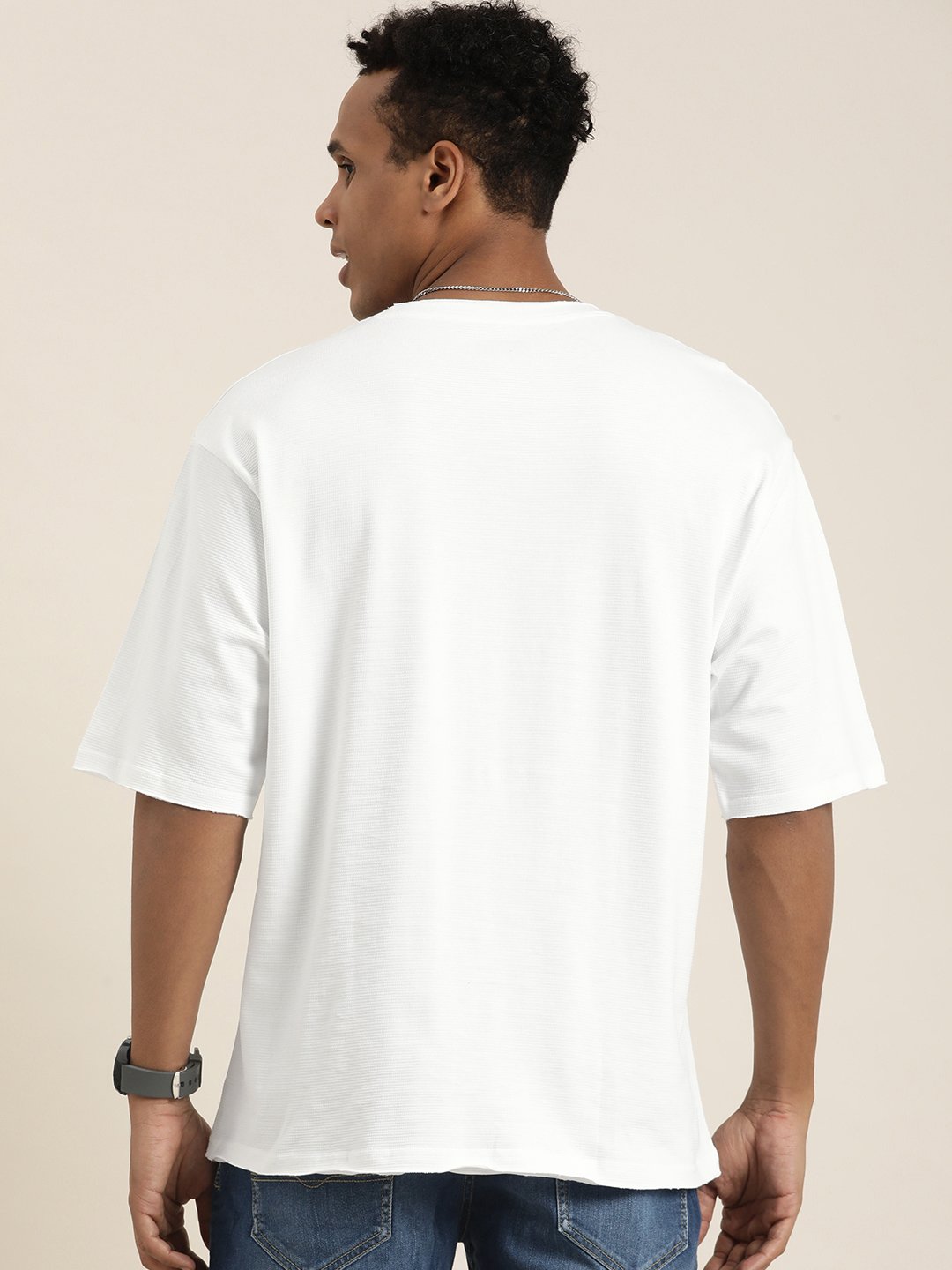 Mens Half Sleeve Round Neck Oversized Fit T-Shirts