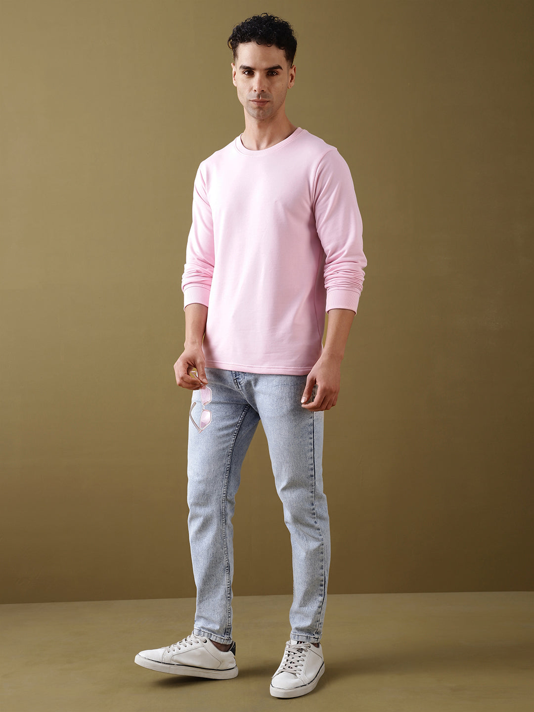 Mens Full Sleeve Round Neck Regular Fit T-Shirts