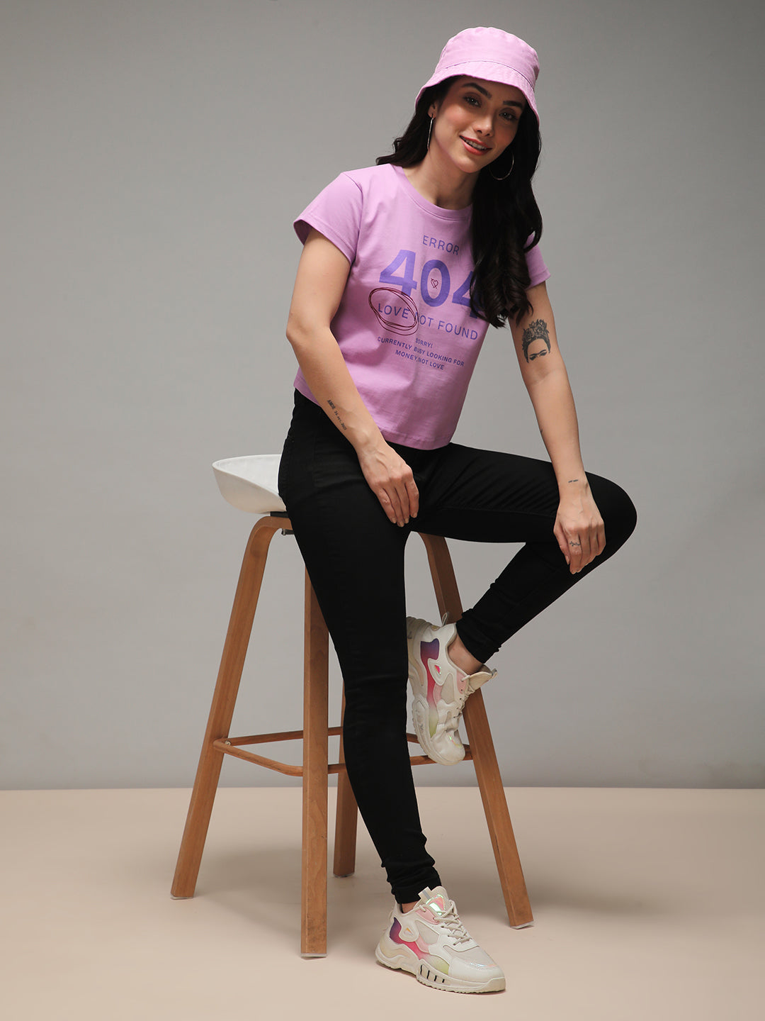 Womens Half Sleeve Round Neck Printed Regular Fit Tshirts