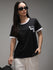 Womens Half Sleeve Round Neck Embroidery Boxy Fit Tshirts