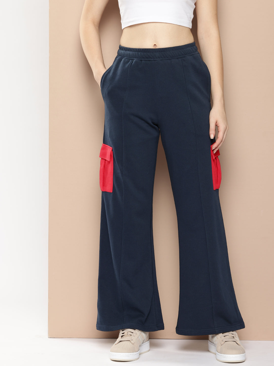 Women Ultra Soft Drapey Cotton Extra Baggy Korean Pant