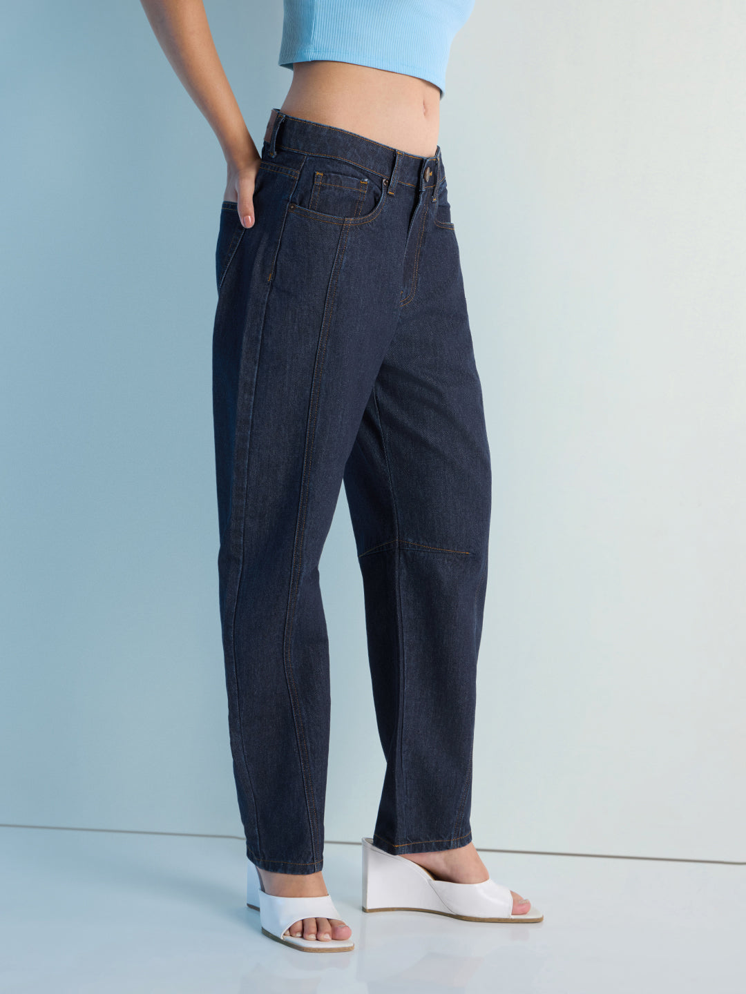 Womens Boot Cut Strech Denim Jeans Pant