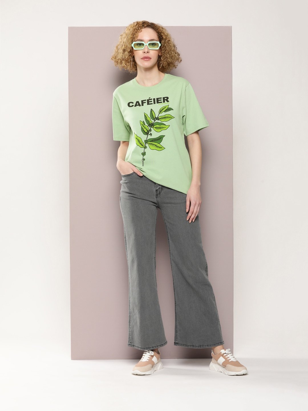 Womens Half Sleeve Round Neck Oversized Fit T-Shirts