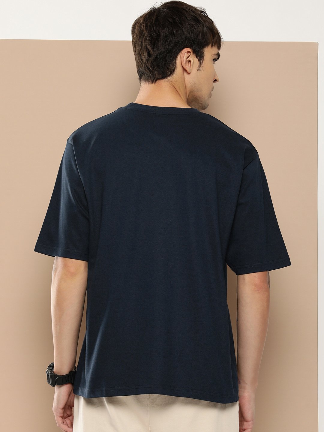 Mens Half Sleeve Round Neck Oversized Fit T-Shirts