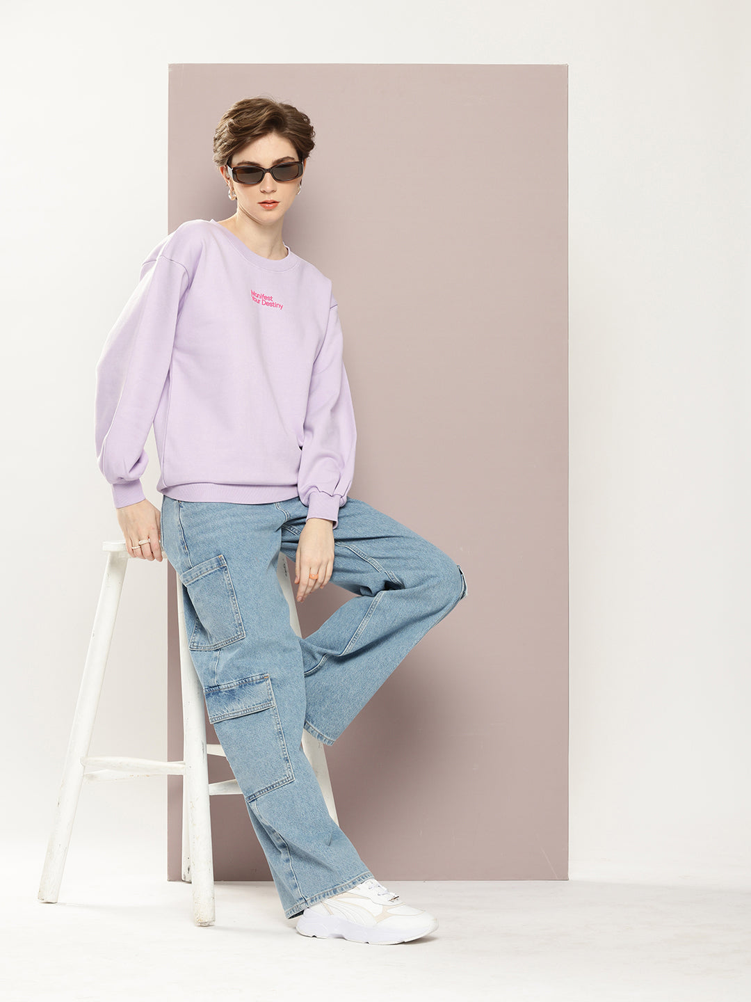 Womens Long Sleeve Oversized Sweatshirt