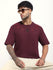 Mens Half Sleeve Round Neck Embroidered Oversized Fit Tshirts